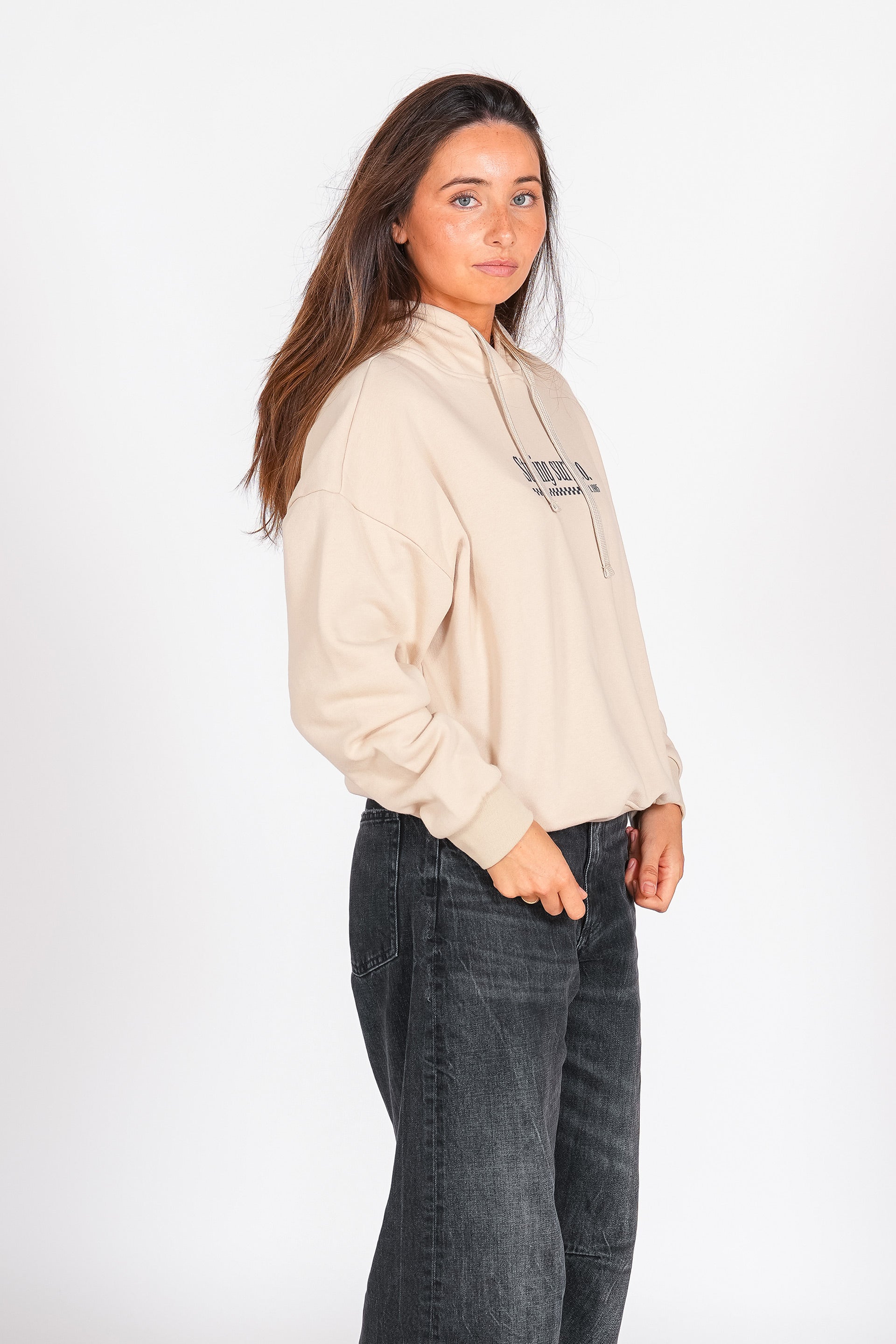 Sudadera Styling Surf Shop - piedra