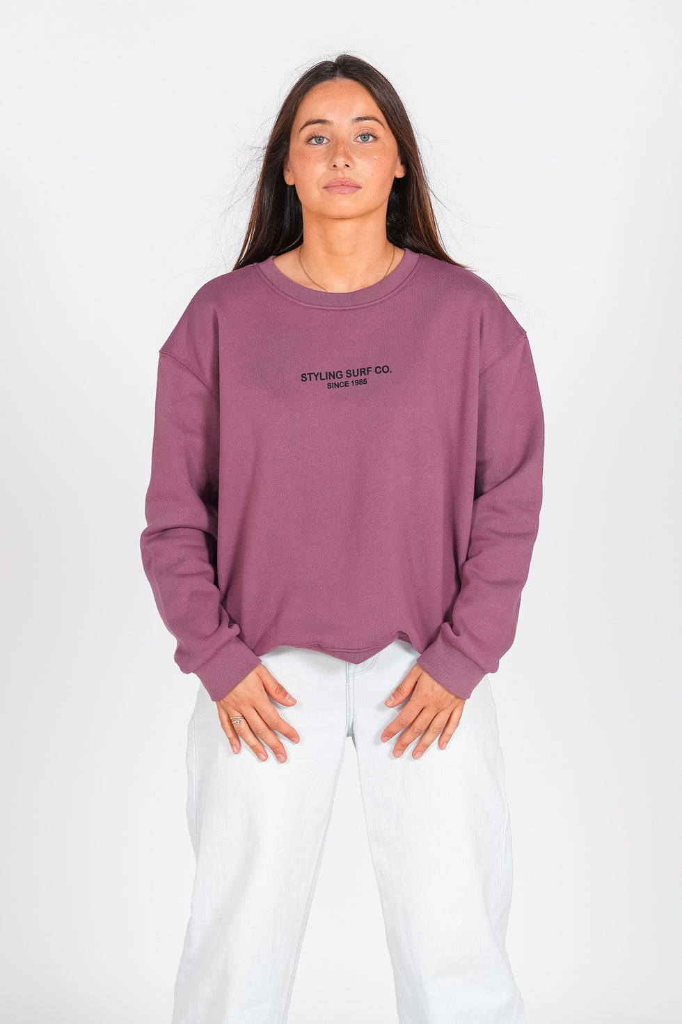 Sudadera Styling Surf Shop - cabernet loading=