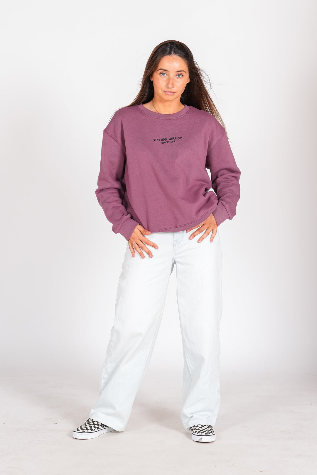 Sudadera Styling Surf Shop - cabernet