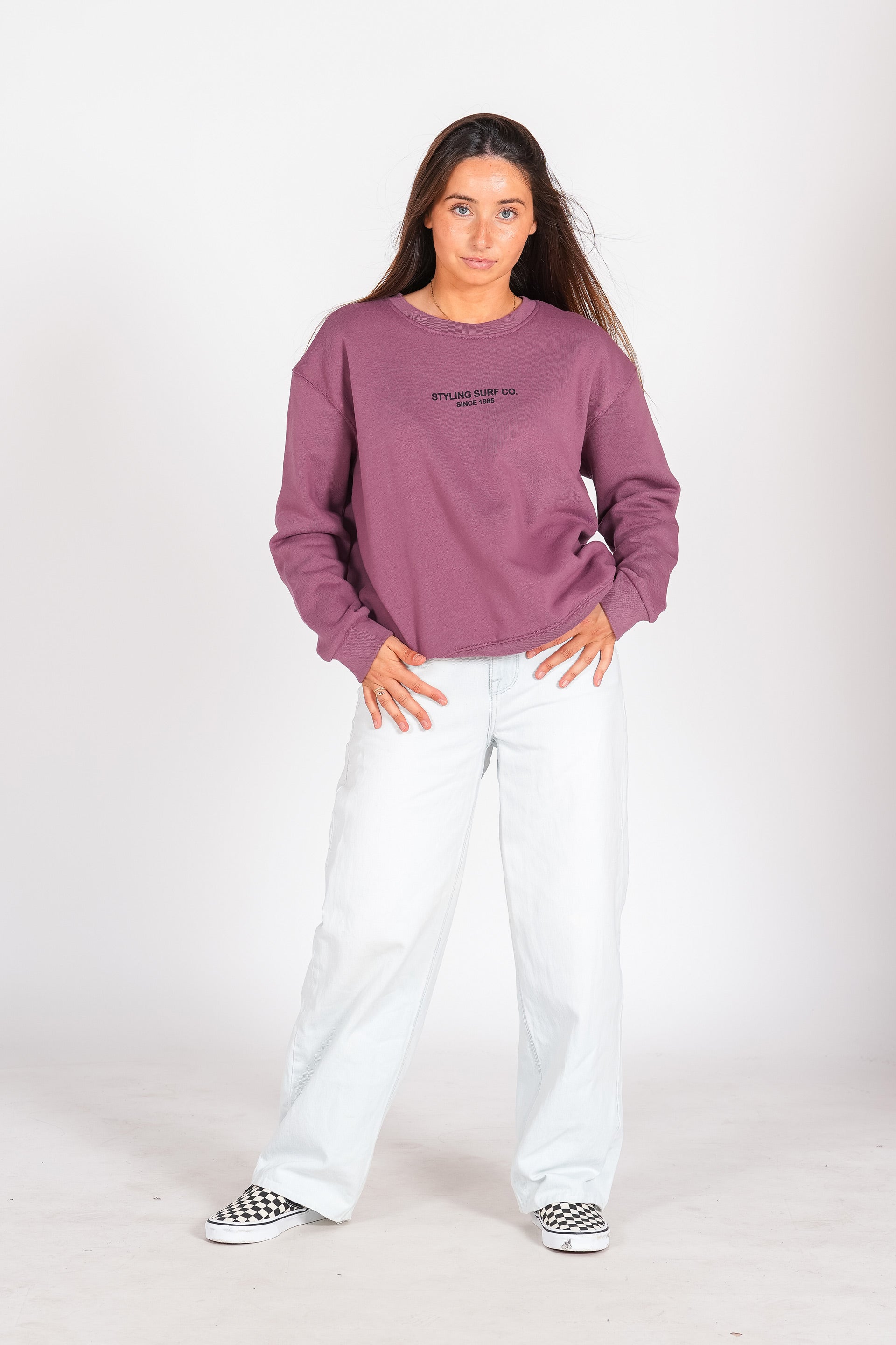 Sudadera Styling Surf Shop - cabernet