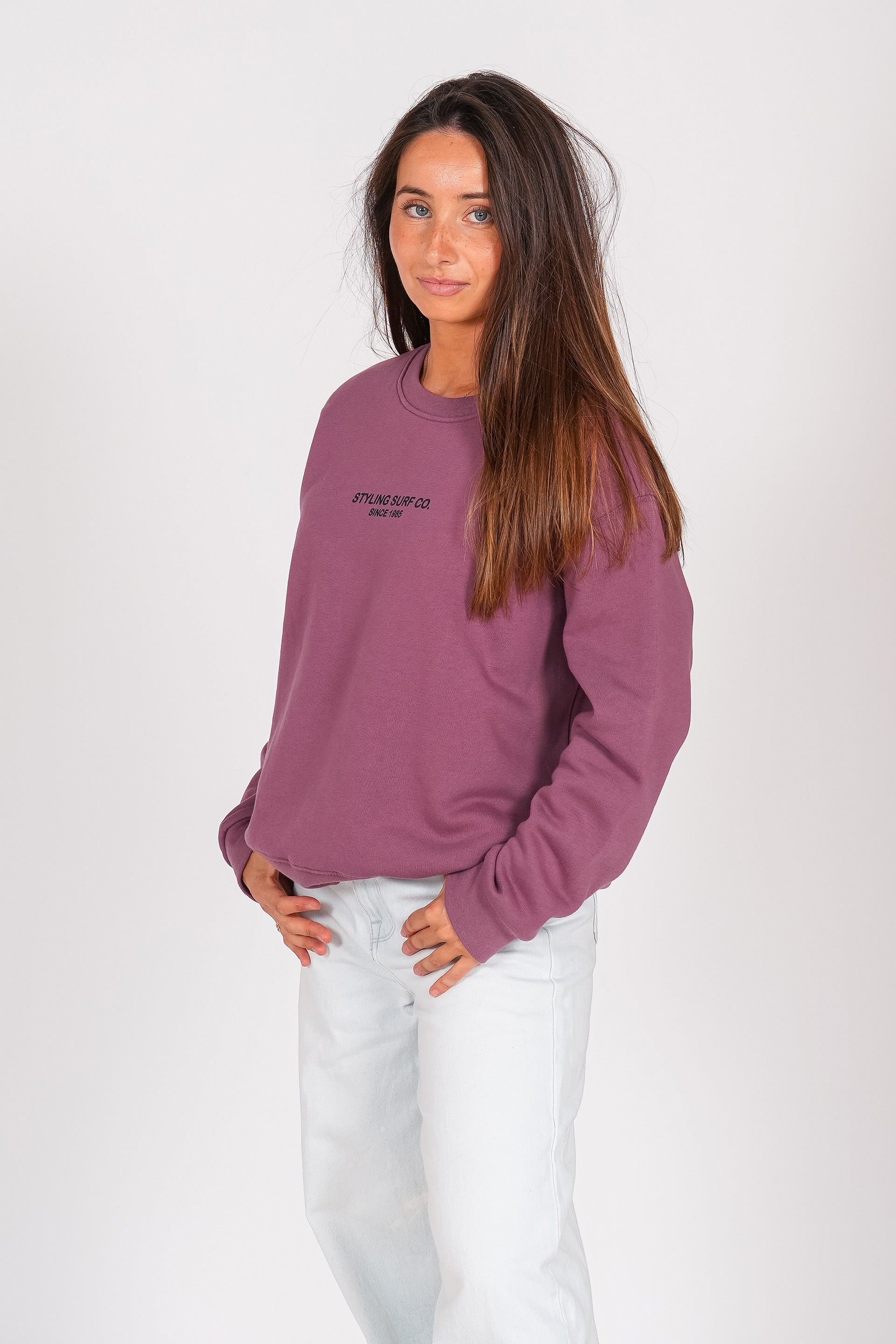 Sudadera Styling Surf Shop - cabernet