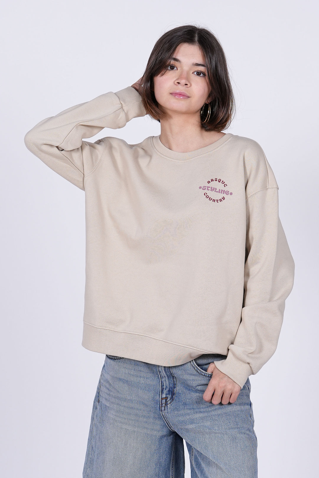 Sudadera Surf Home - piedra