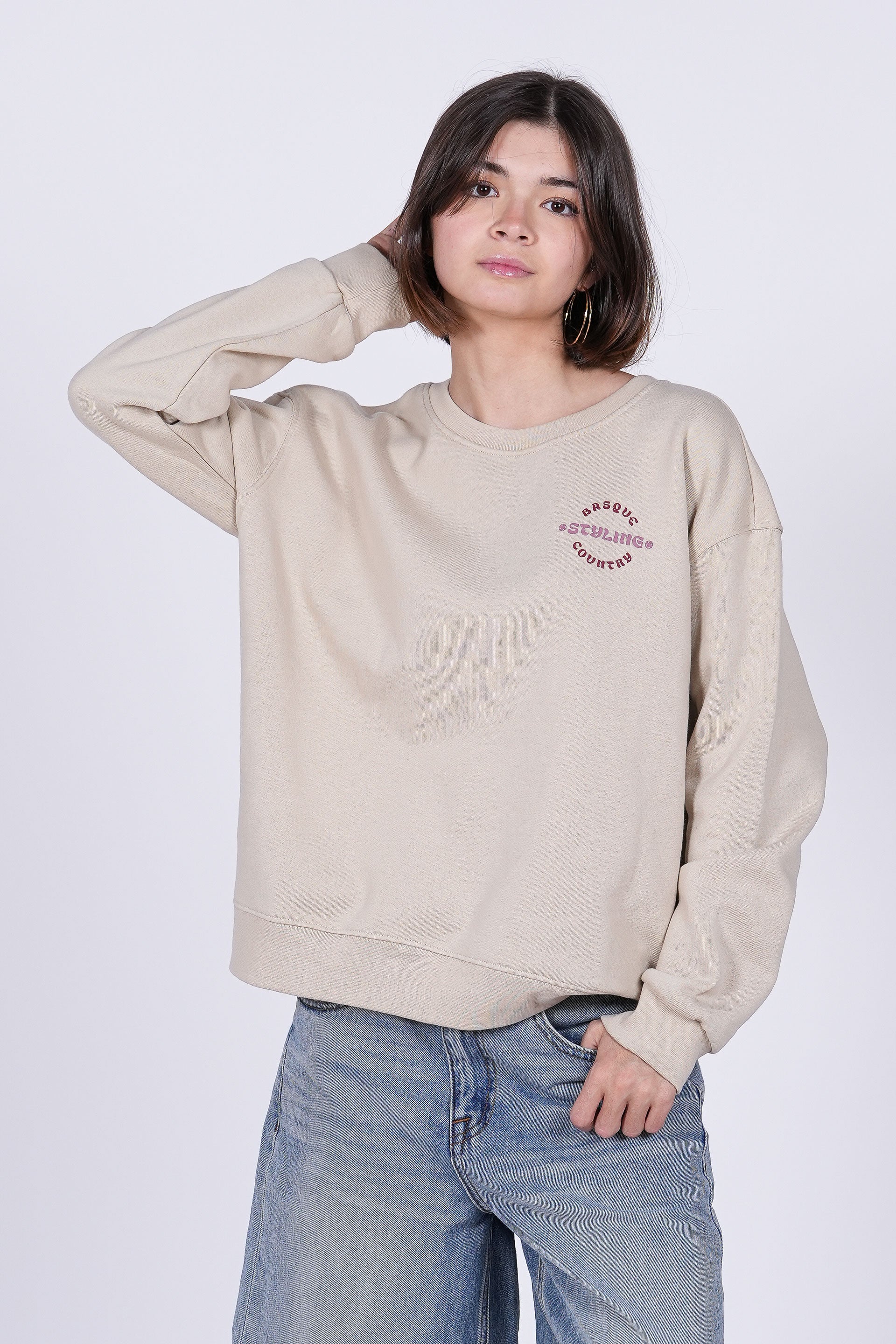 Sudadera Surf Home - piedra