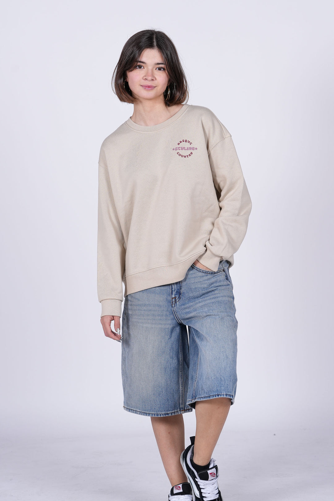 Sudadera Surf Home - piedra