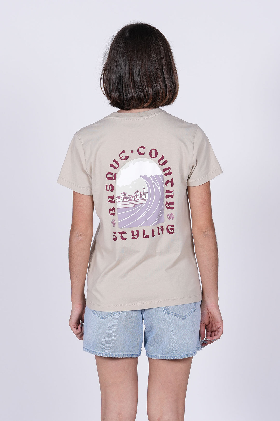 Camiseta Surf Home - piedra