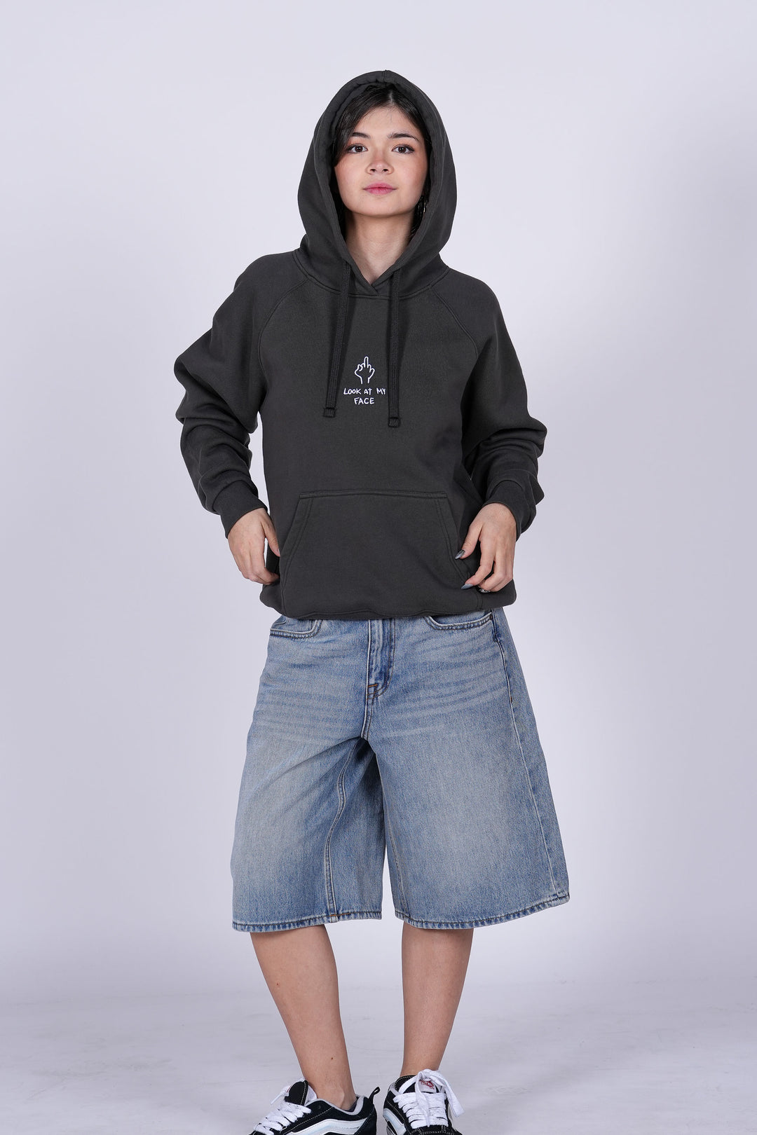 Sudadera Look Face - antracita 25