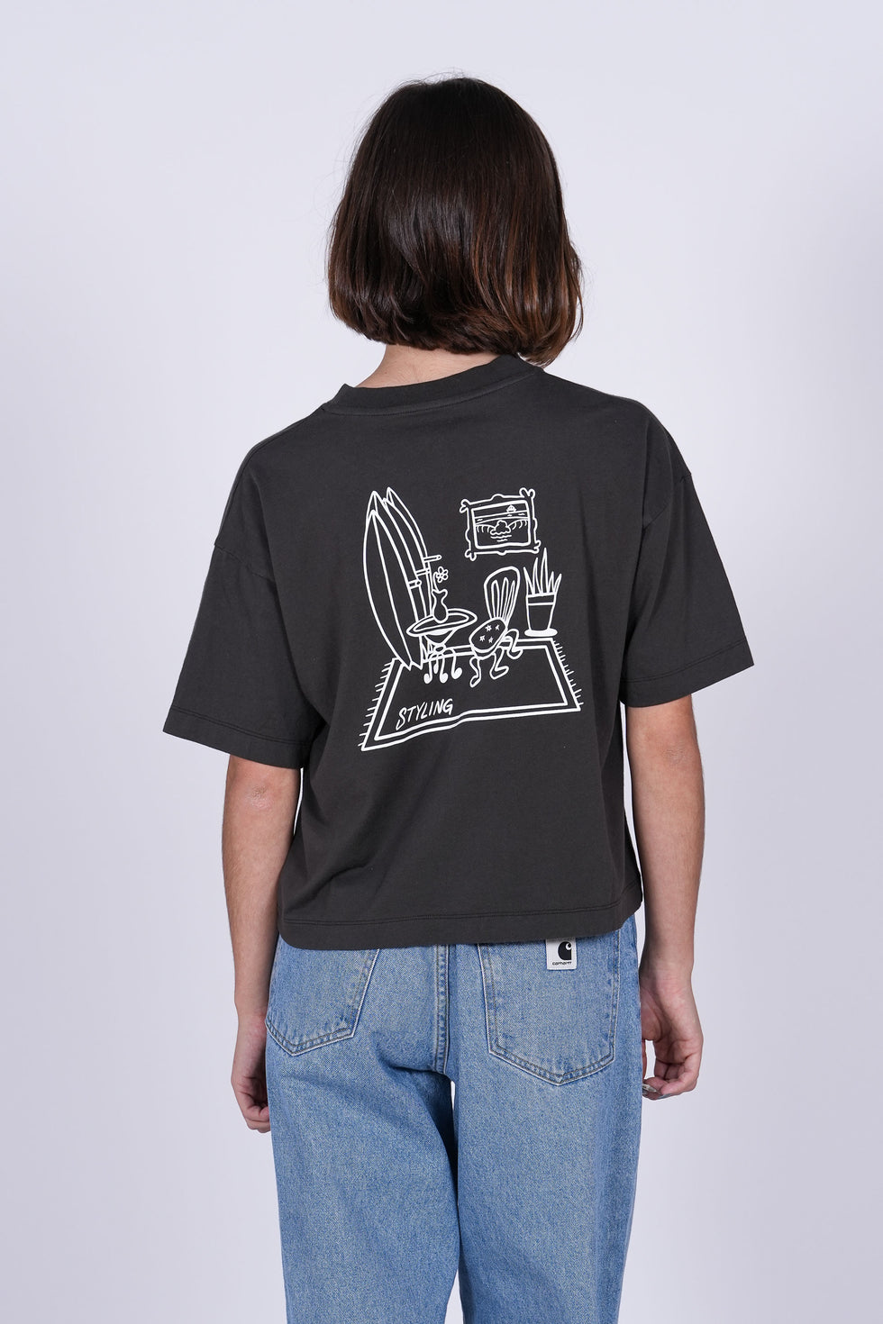 Camiseta Living Room - antracita 25 loading=