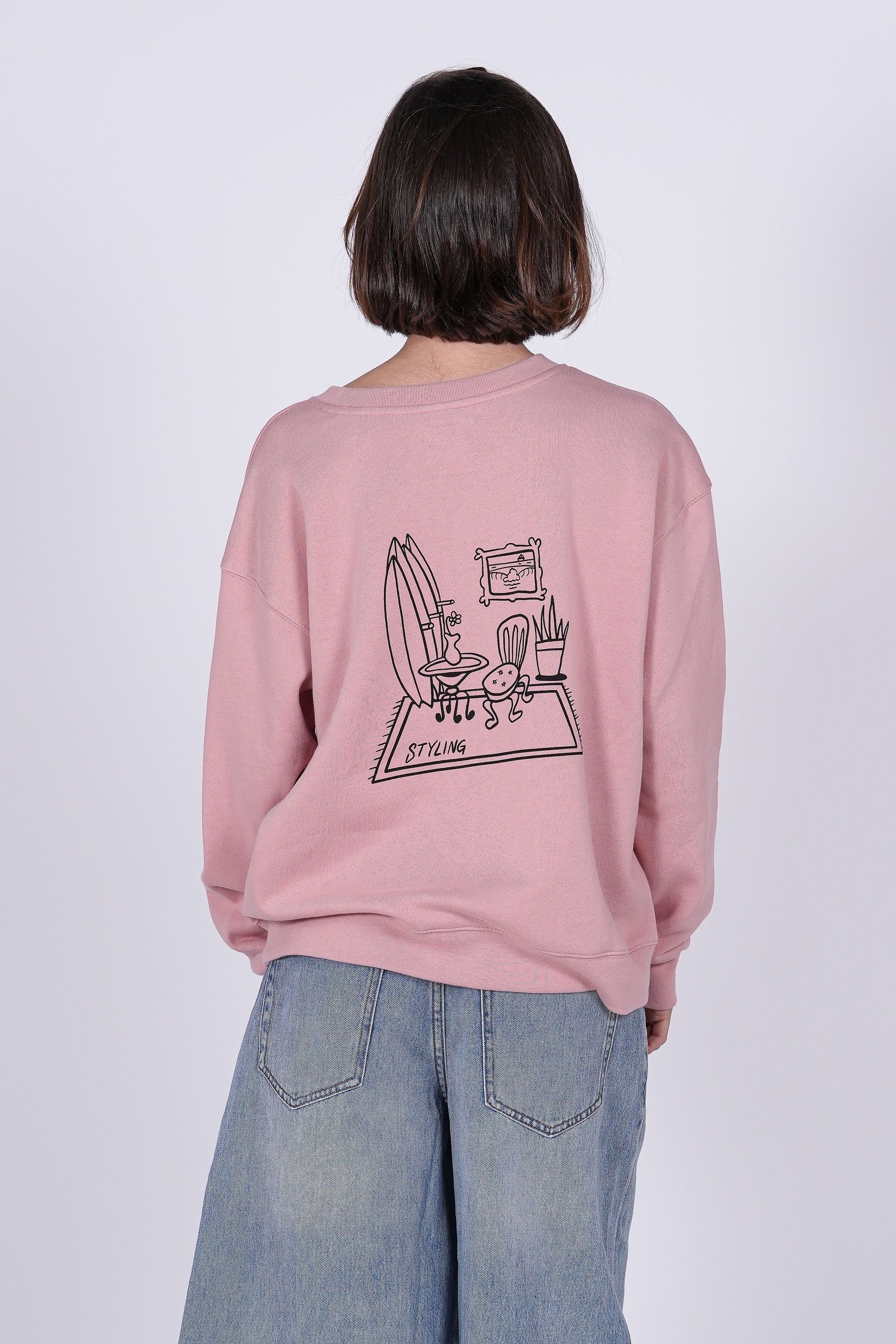Sudadera Living Room - rosa