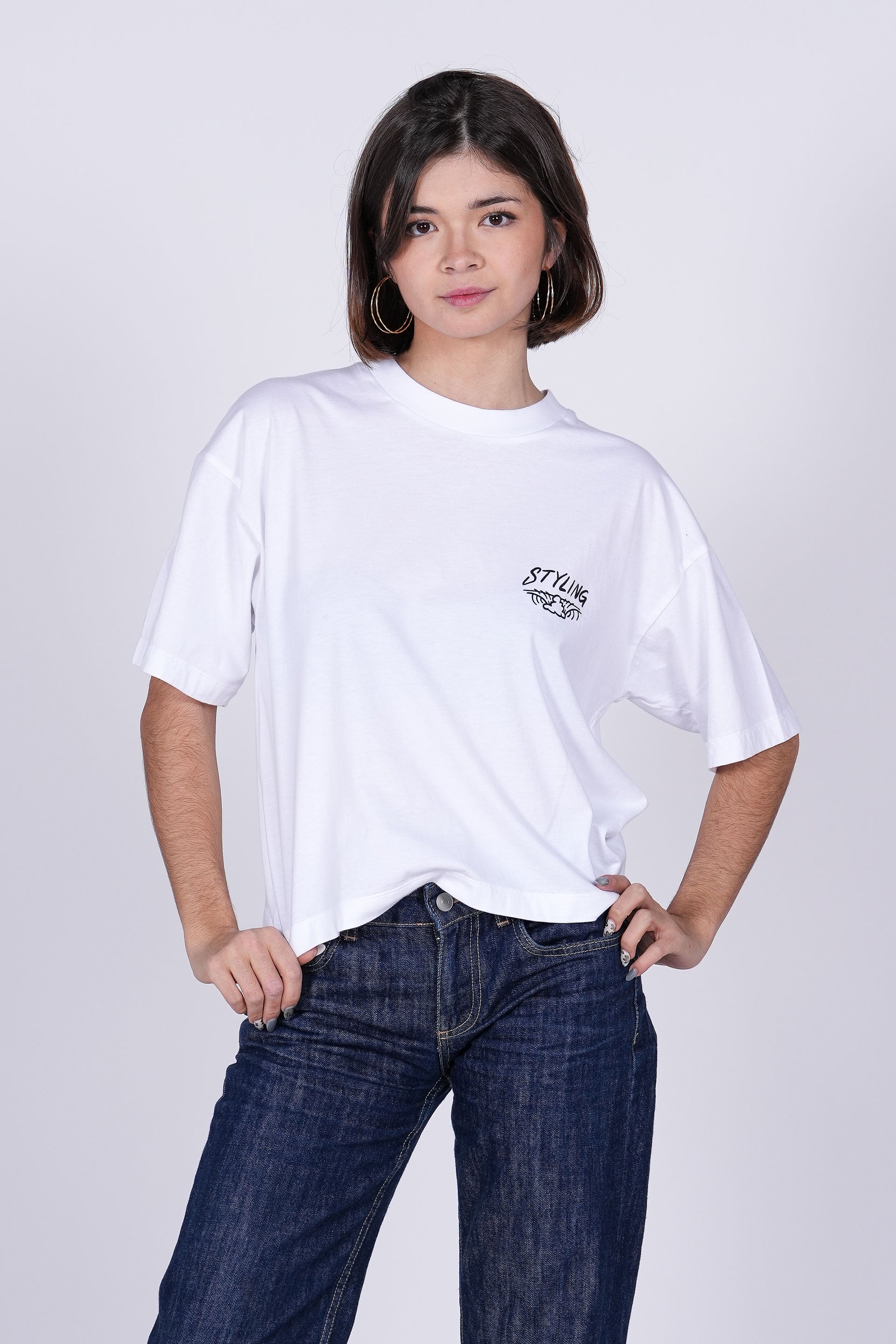 Camiseta Living Room - blanco