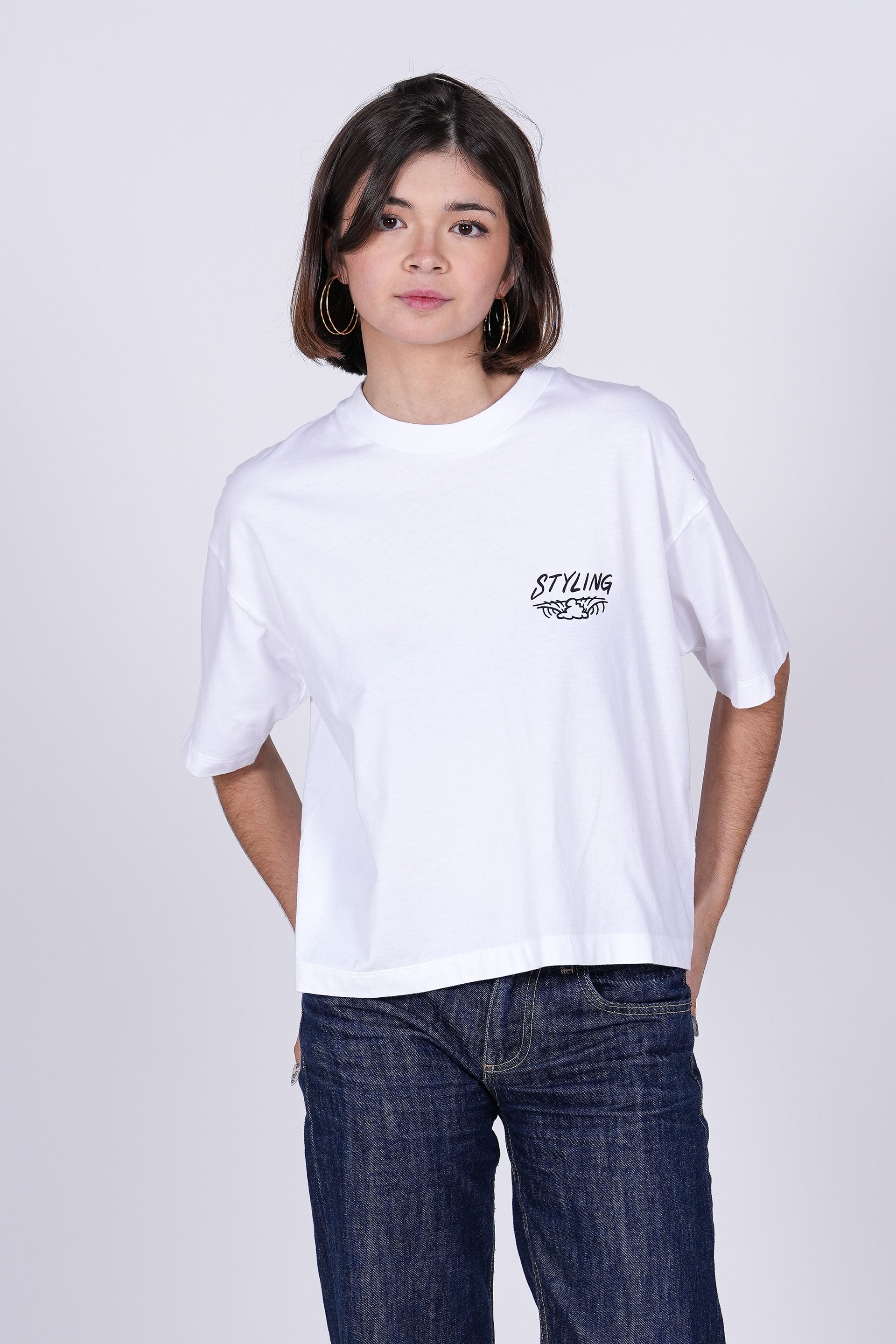 Camiseta Living Room - blanco