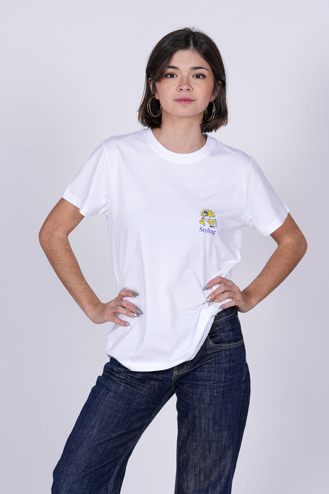 Camiseta Sunday Funday - blanco