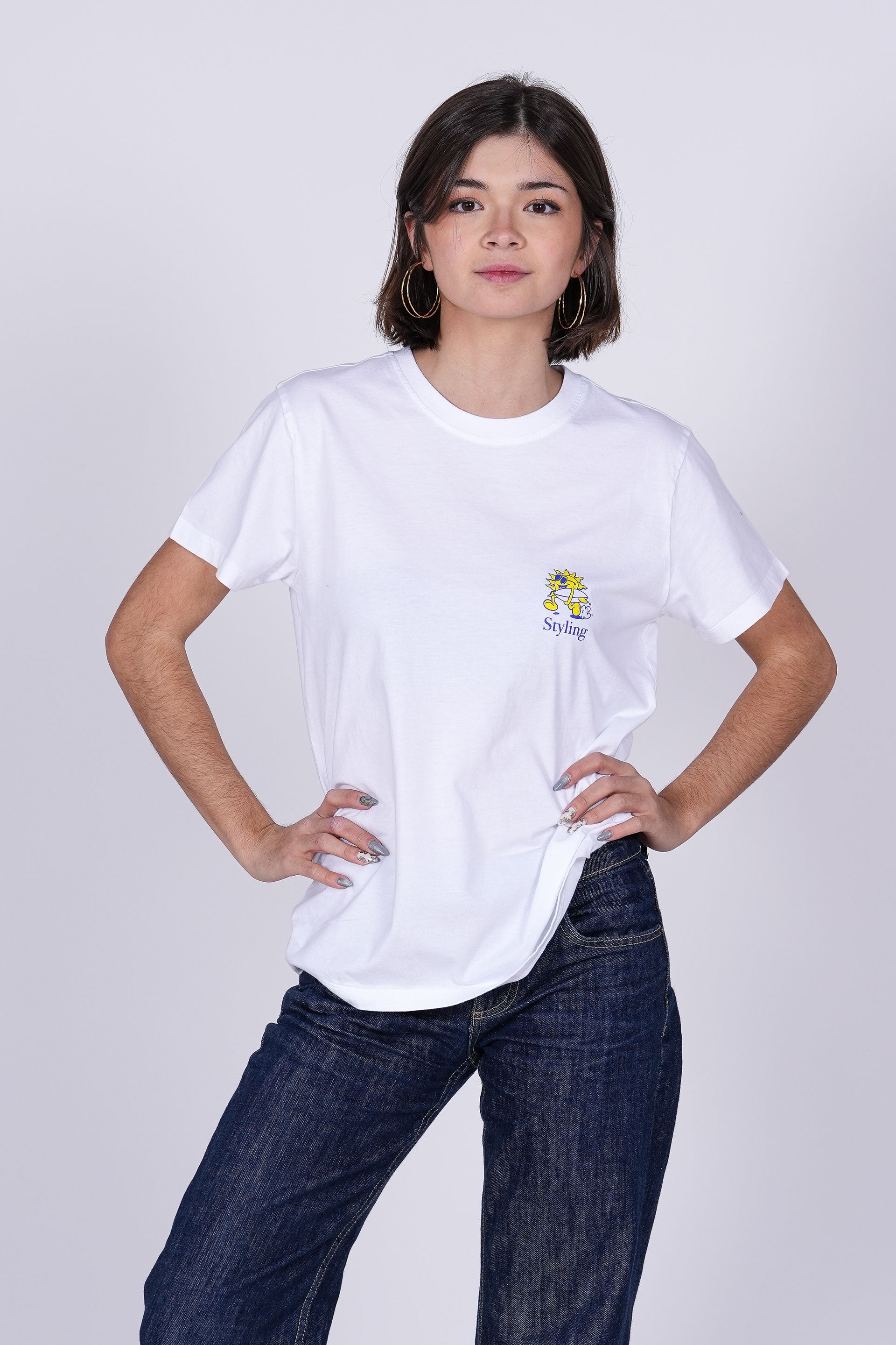 Camiseta Sunday Funday - blanco