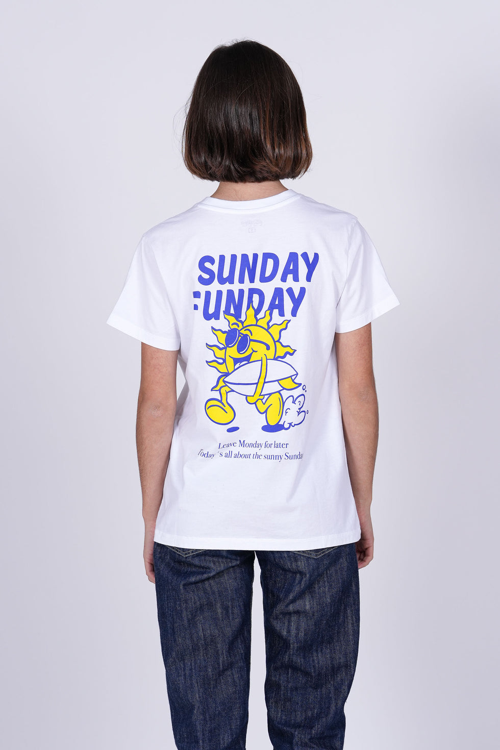 Camiseta Sunday Funday - blanco loading=