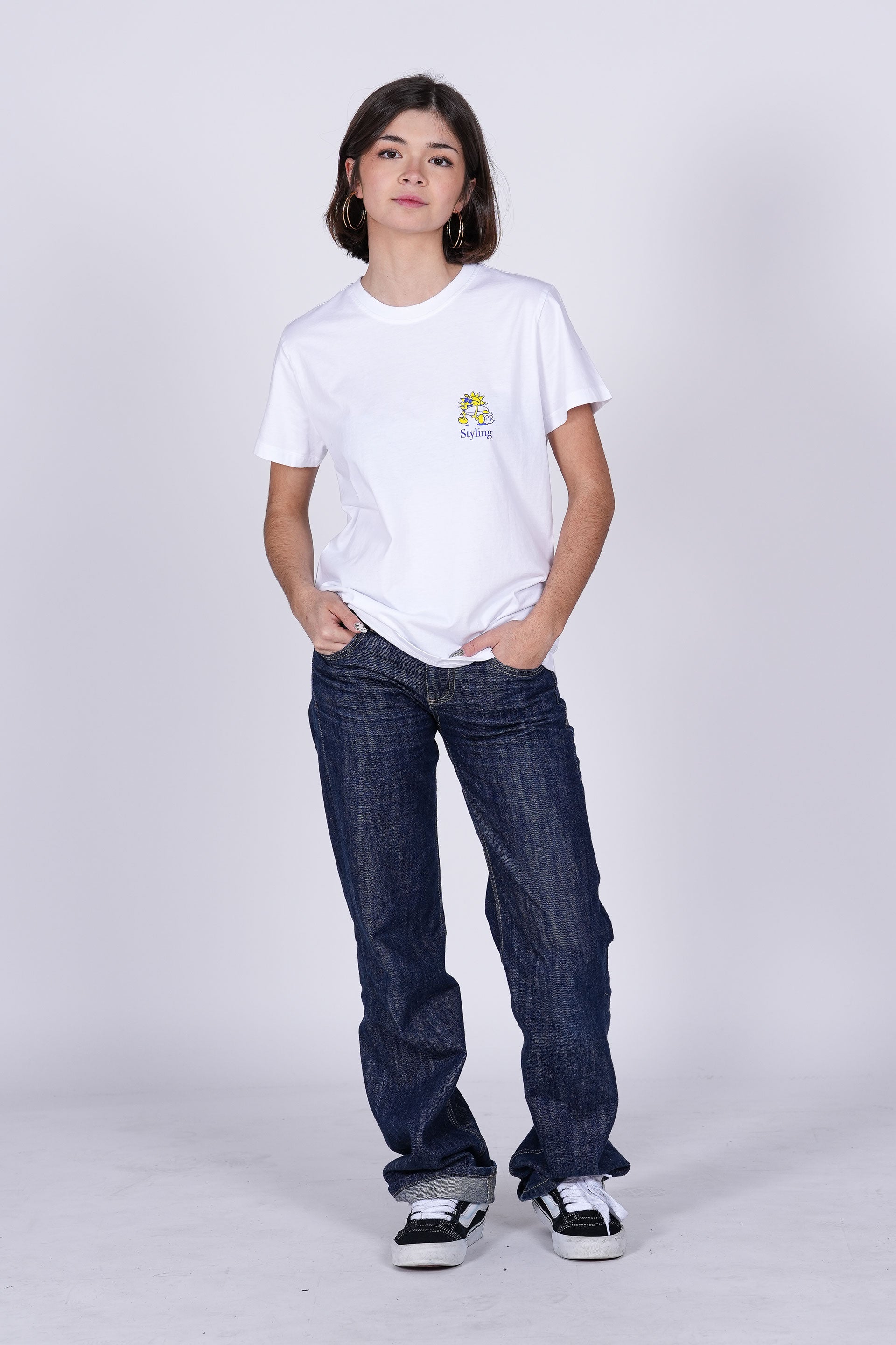 Camiseta Sunday Funday - blanco