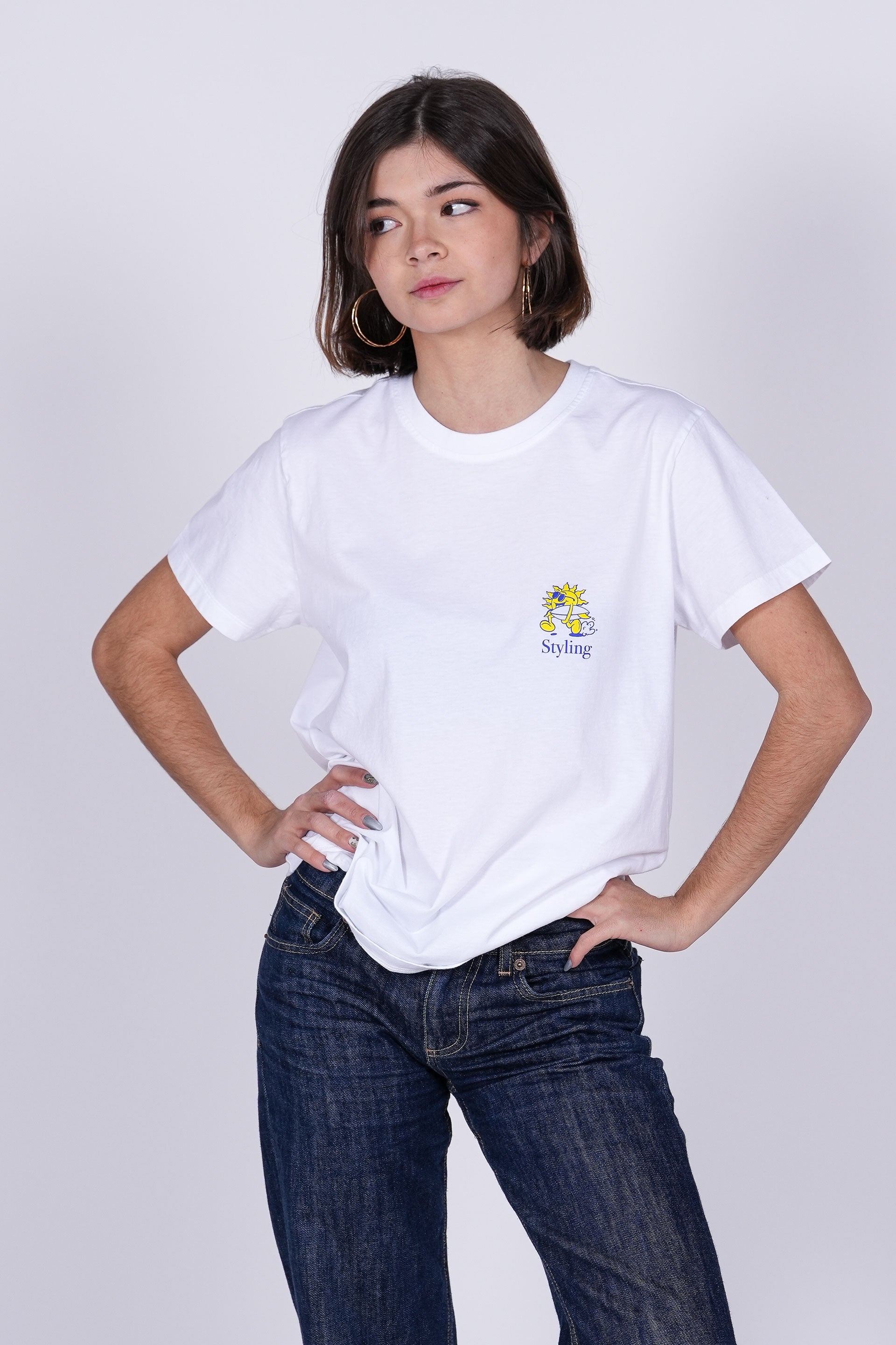 Camiseta Sunday Funday - blanco