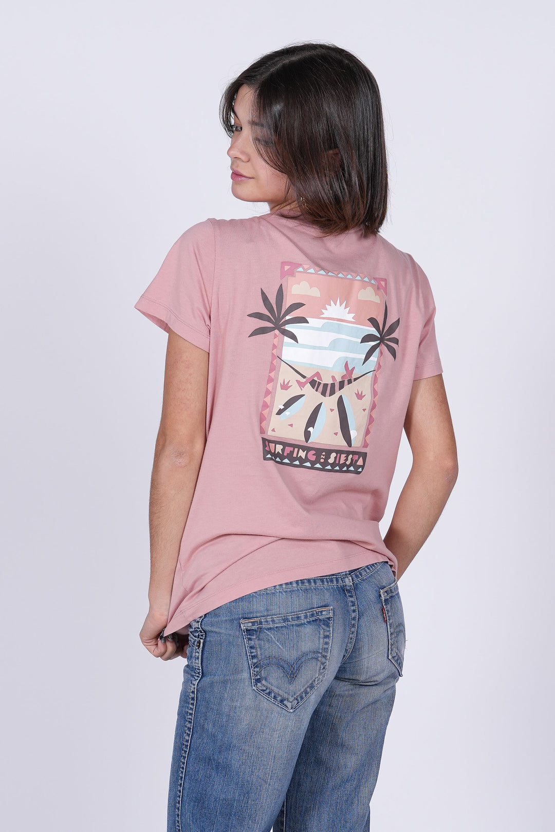 Camiseta Siesta - salmon