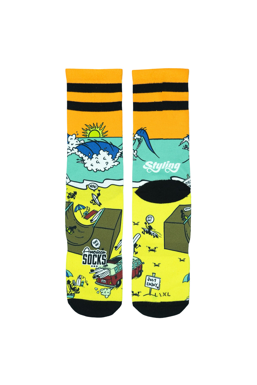 Calcetín American Socks Styling Cartoon - mid high