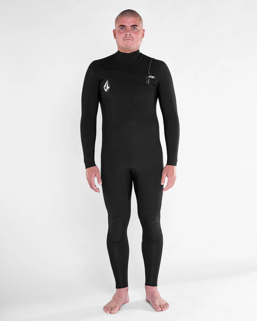 Integral Volcom 4/3mm Chest Zip Fullsuit - black
