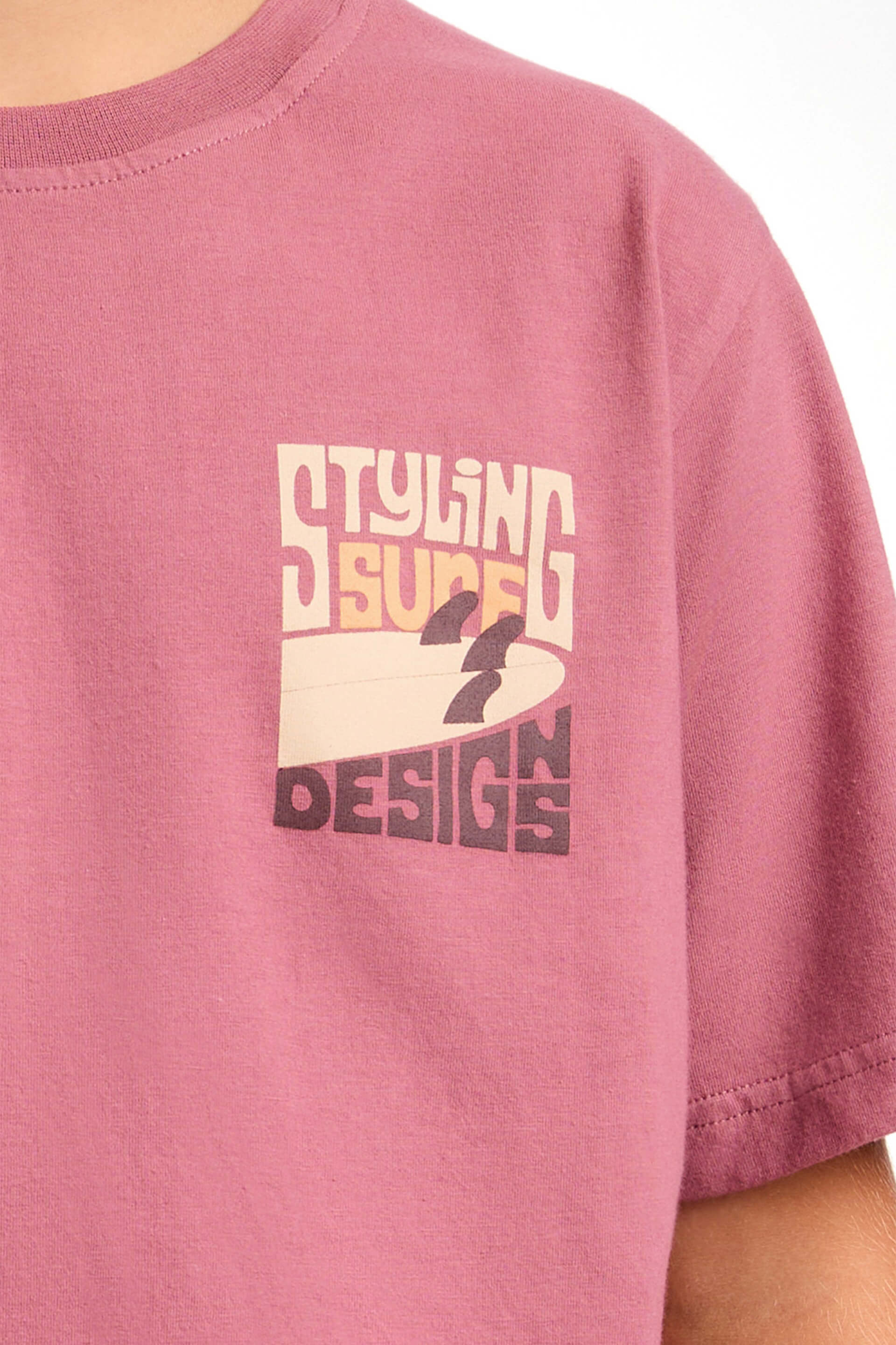 Camiseta Surf Disings - Cabernet