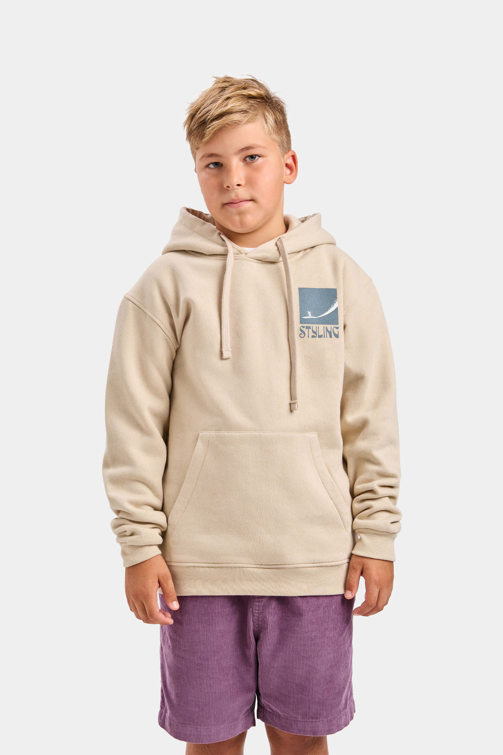 Sudadera Big Wave - Piedra
