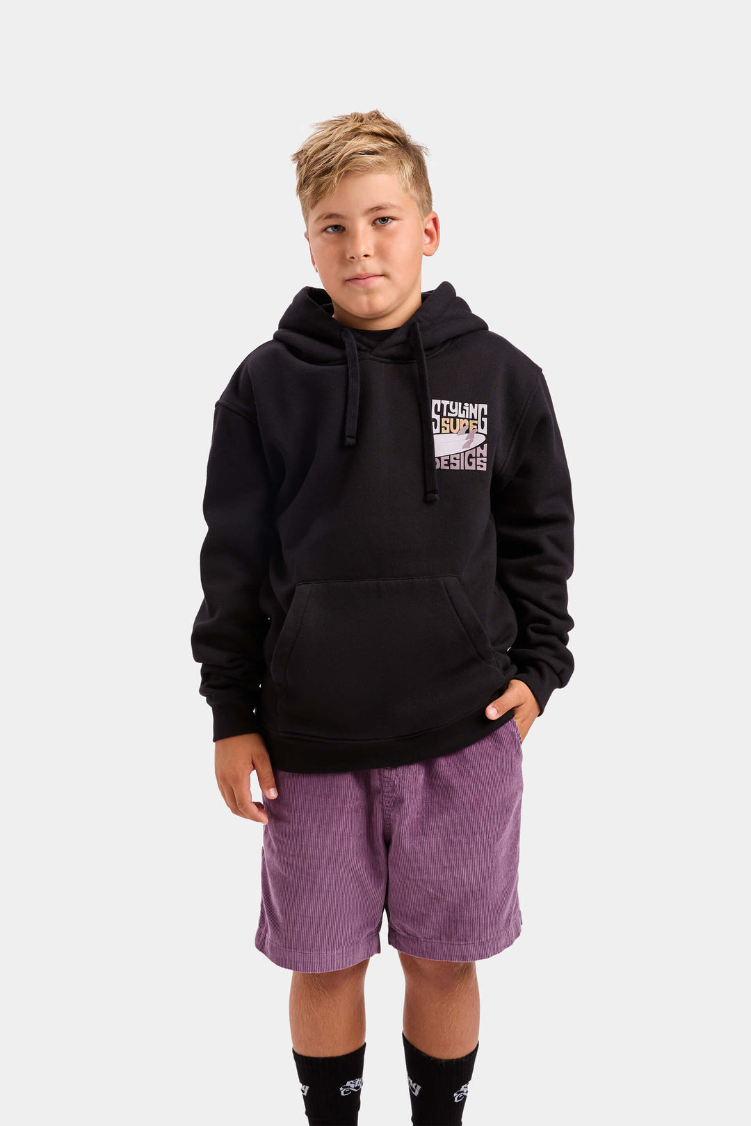 Sudadera Surf Disigns - Negro