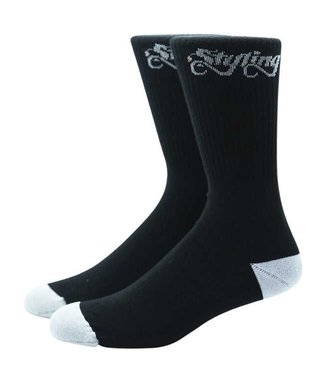 Calcetín Crew Shock - Negro