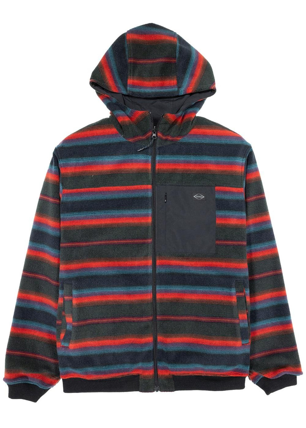 Chaqueta Vissla Sequoia Reversible Jacket - black loading=