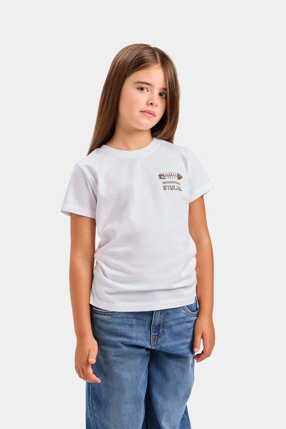 Camiseta Fish Stick - Blanco