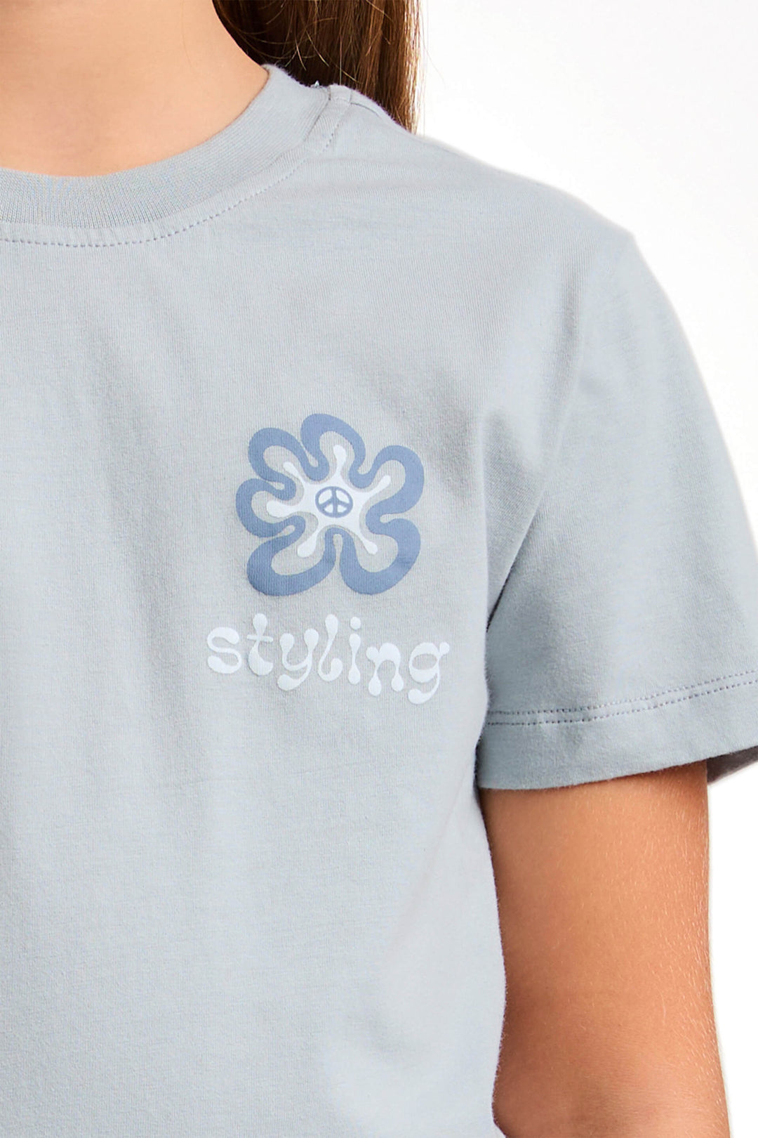 Camiseta Hippy - Plomo
