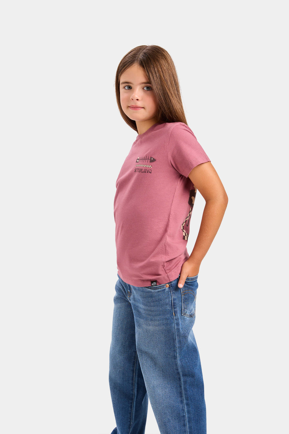Camiseta Fish Stick - Cabernet loading=