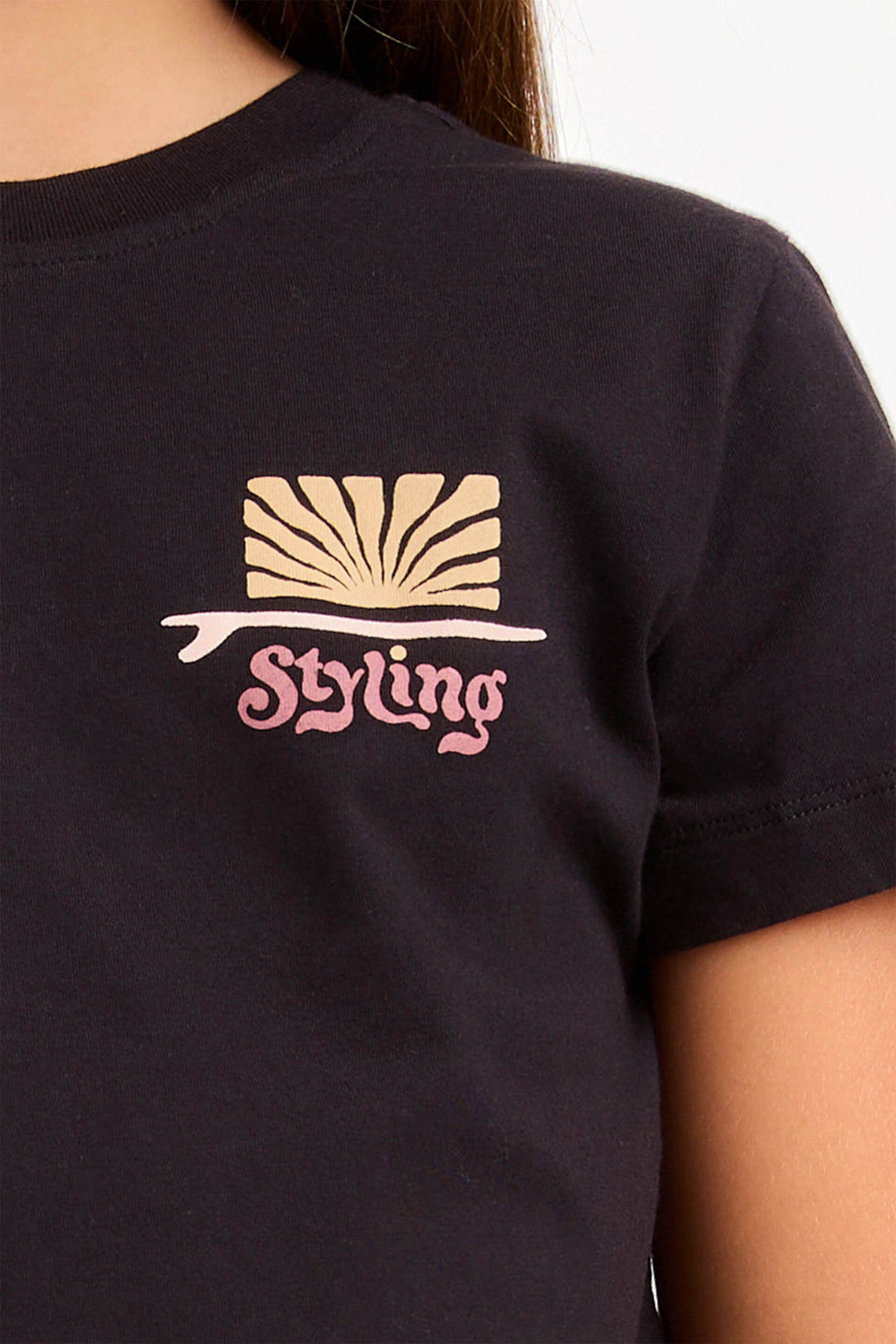 Camiseta Groovy - Negro