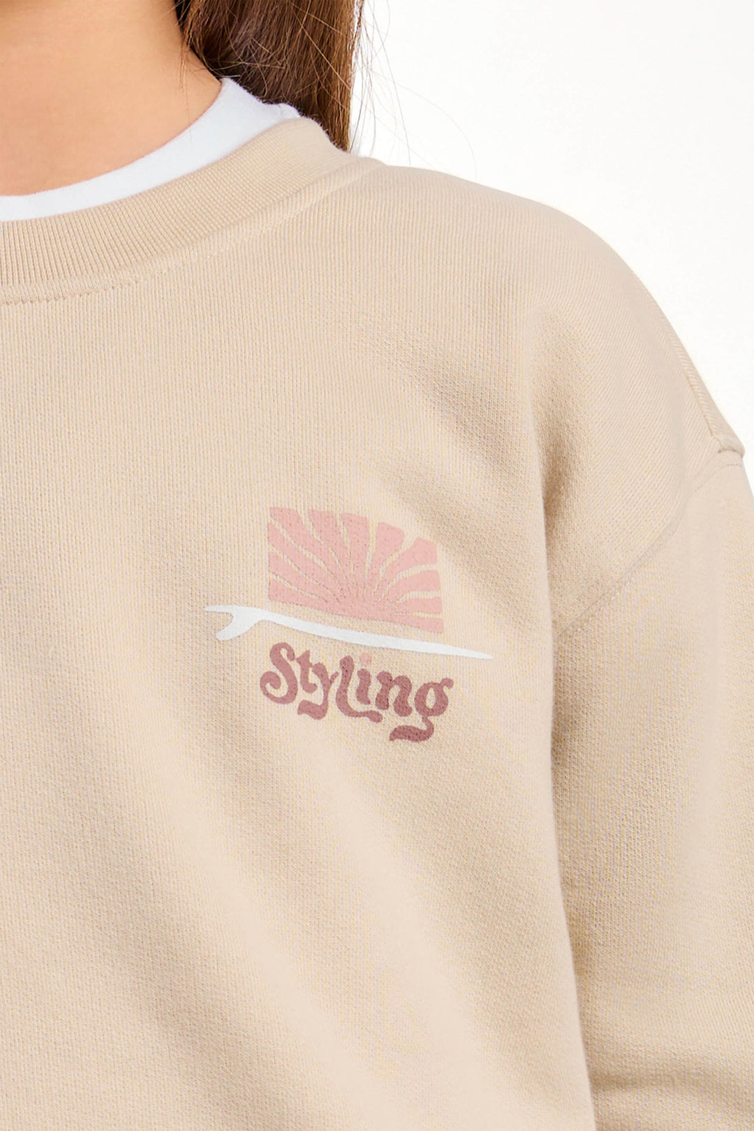 Sudadera Groovy - Piedra