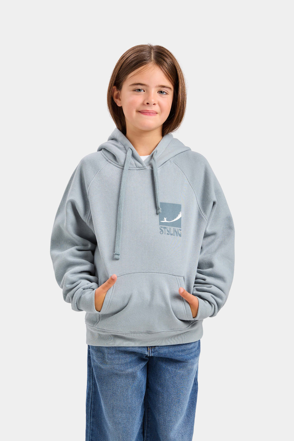 Sudadera Big Wave - Plomo