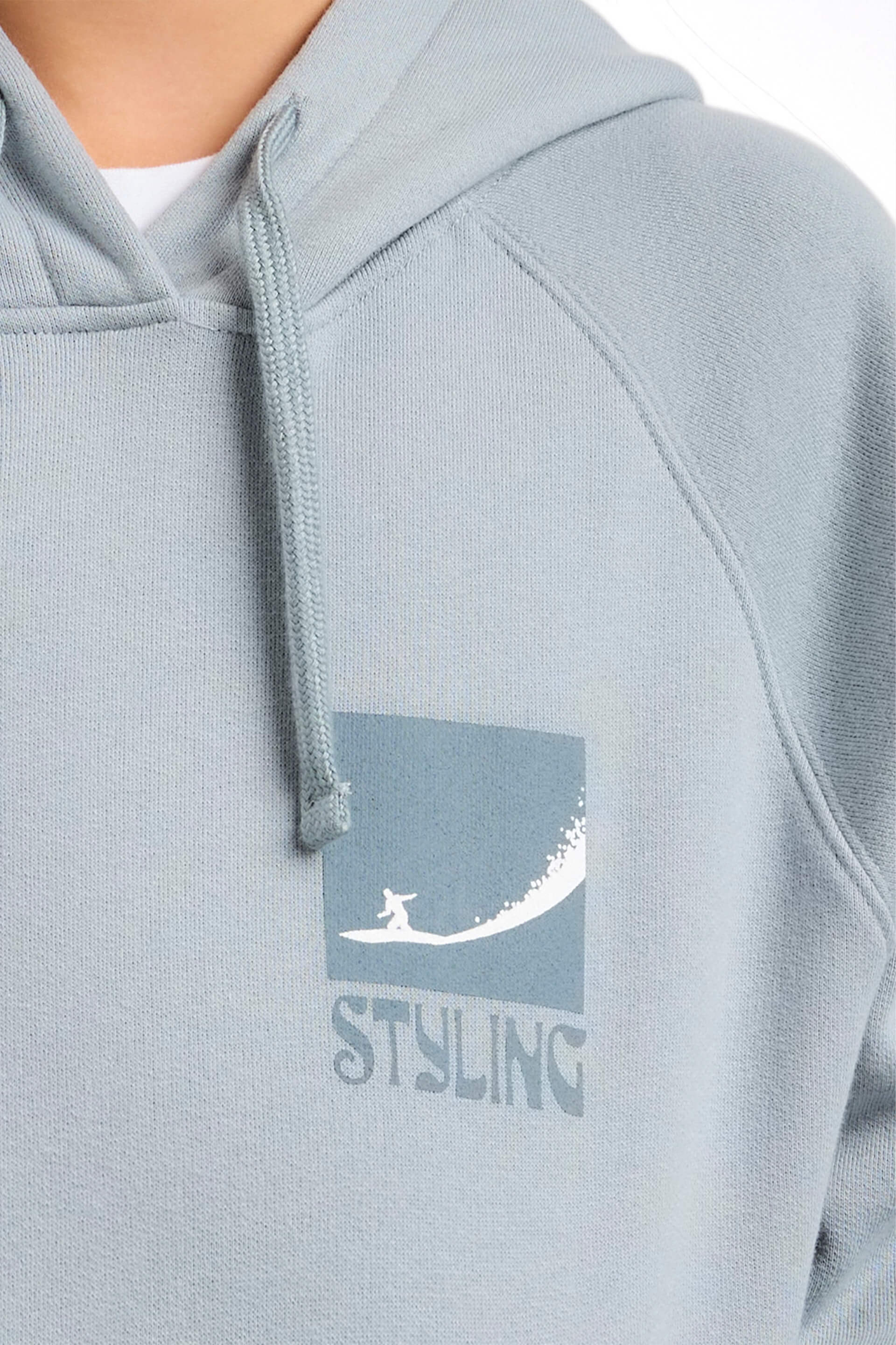 Sudadera Big Wave - Plomo
