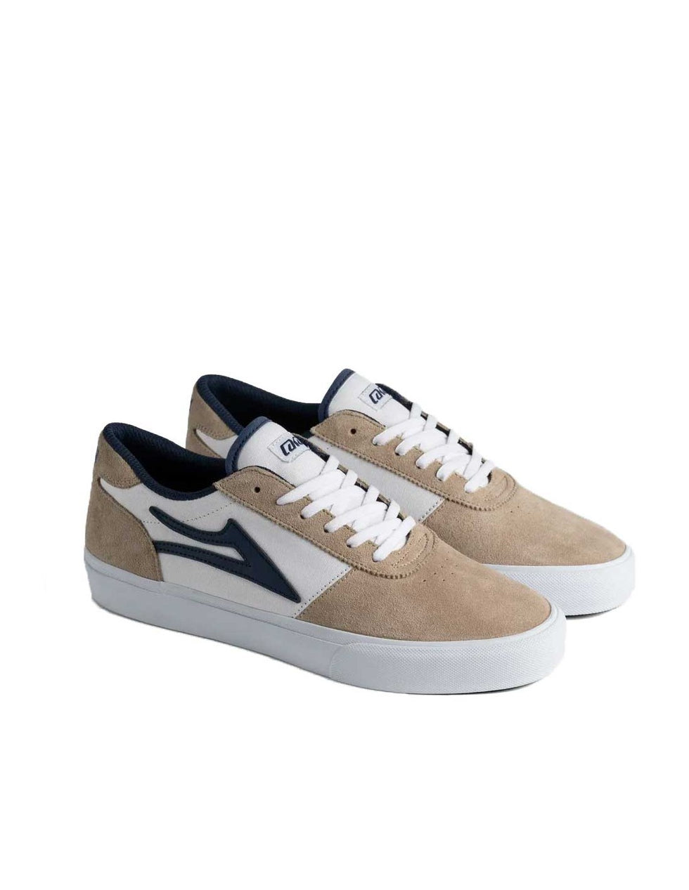 Zapatillas Lakai Manchester - white tan navy loading=