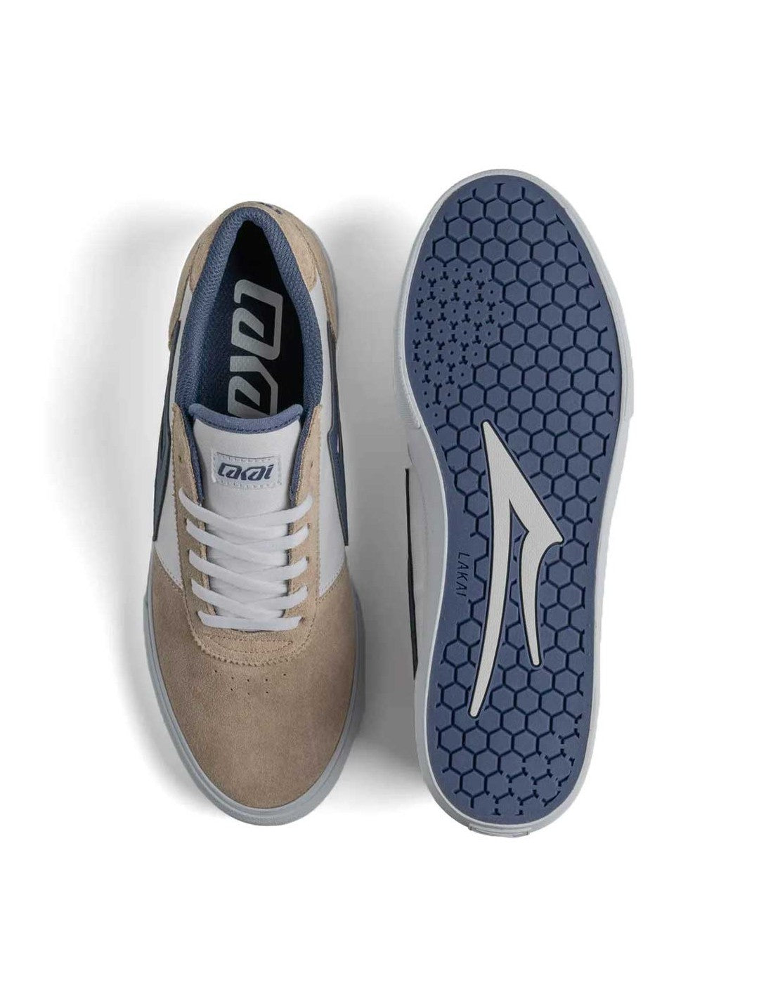 Zapatillas Lakai Manchester - white tan navy