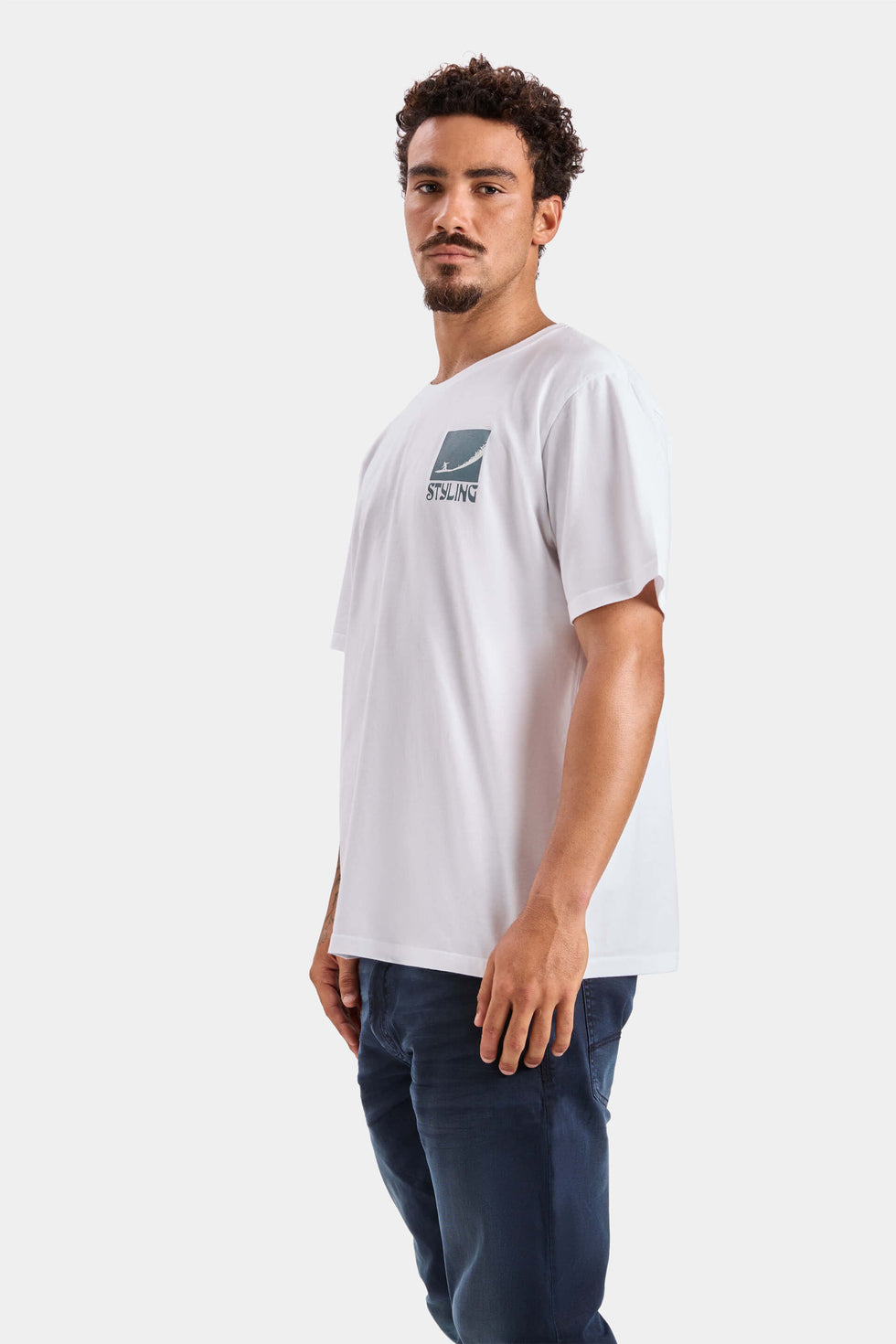 Camiseta Big Wave - Blanco loading=