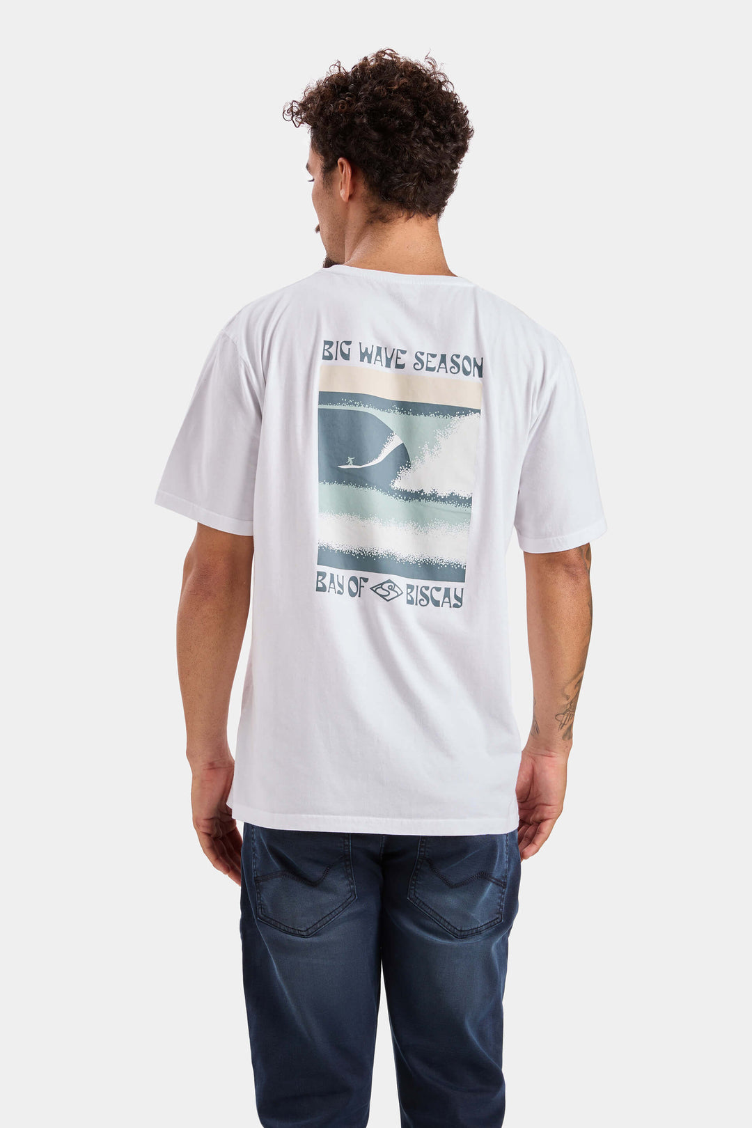 Camiseta Big Wave - Blanco