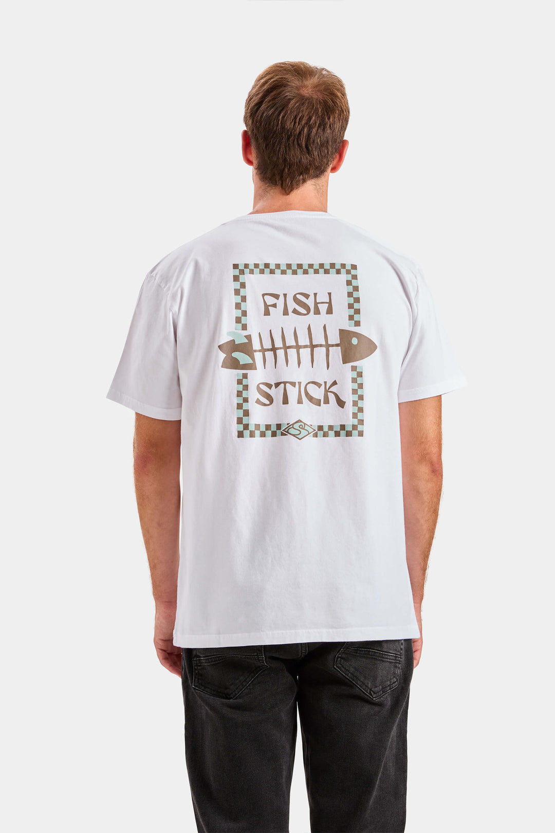 Camiseta Fish Stick - Blanco