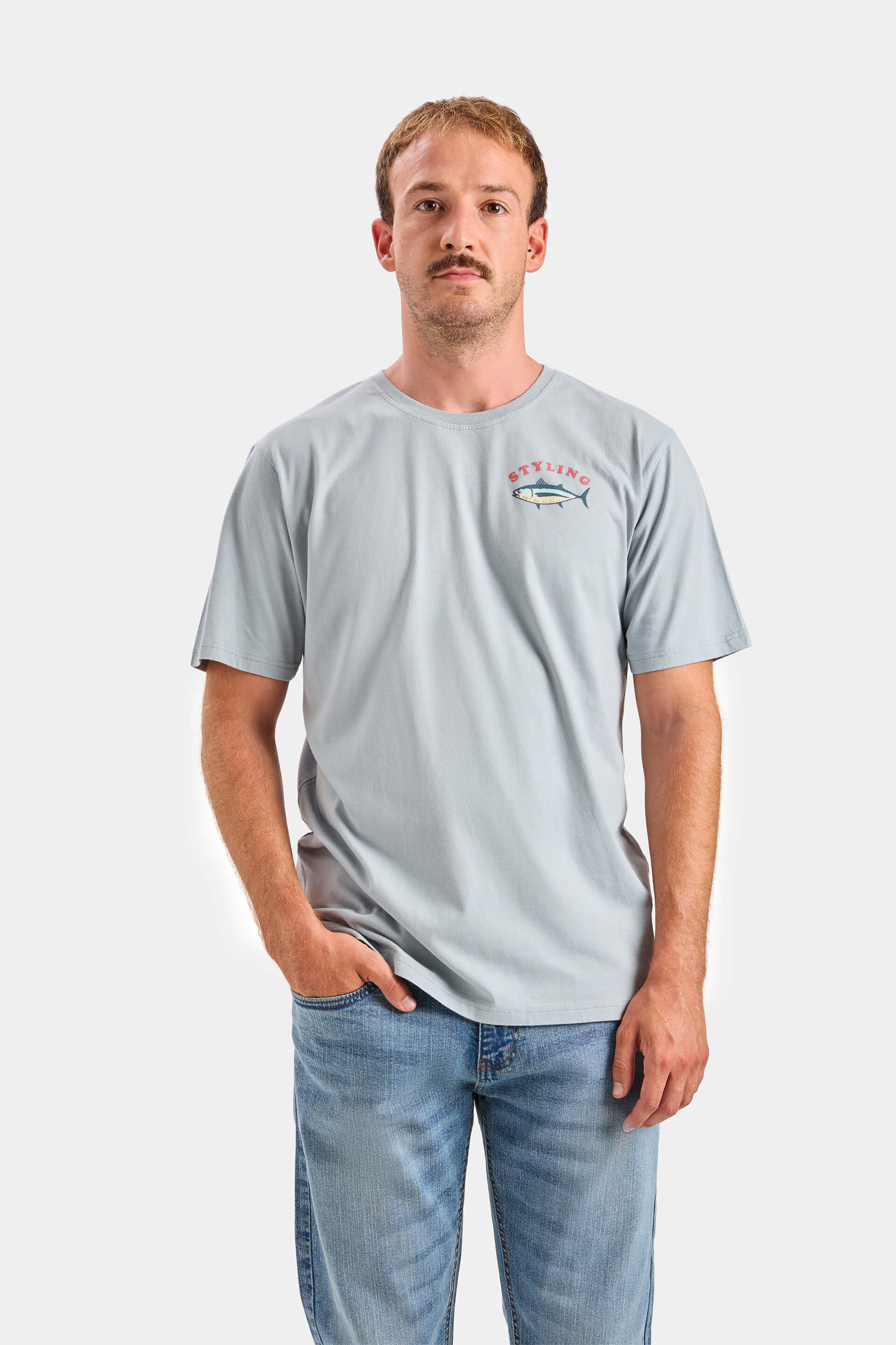 Camiseta Bonito - Plomo