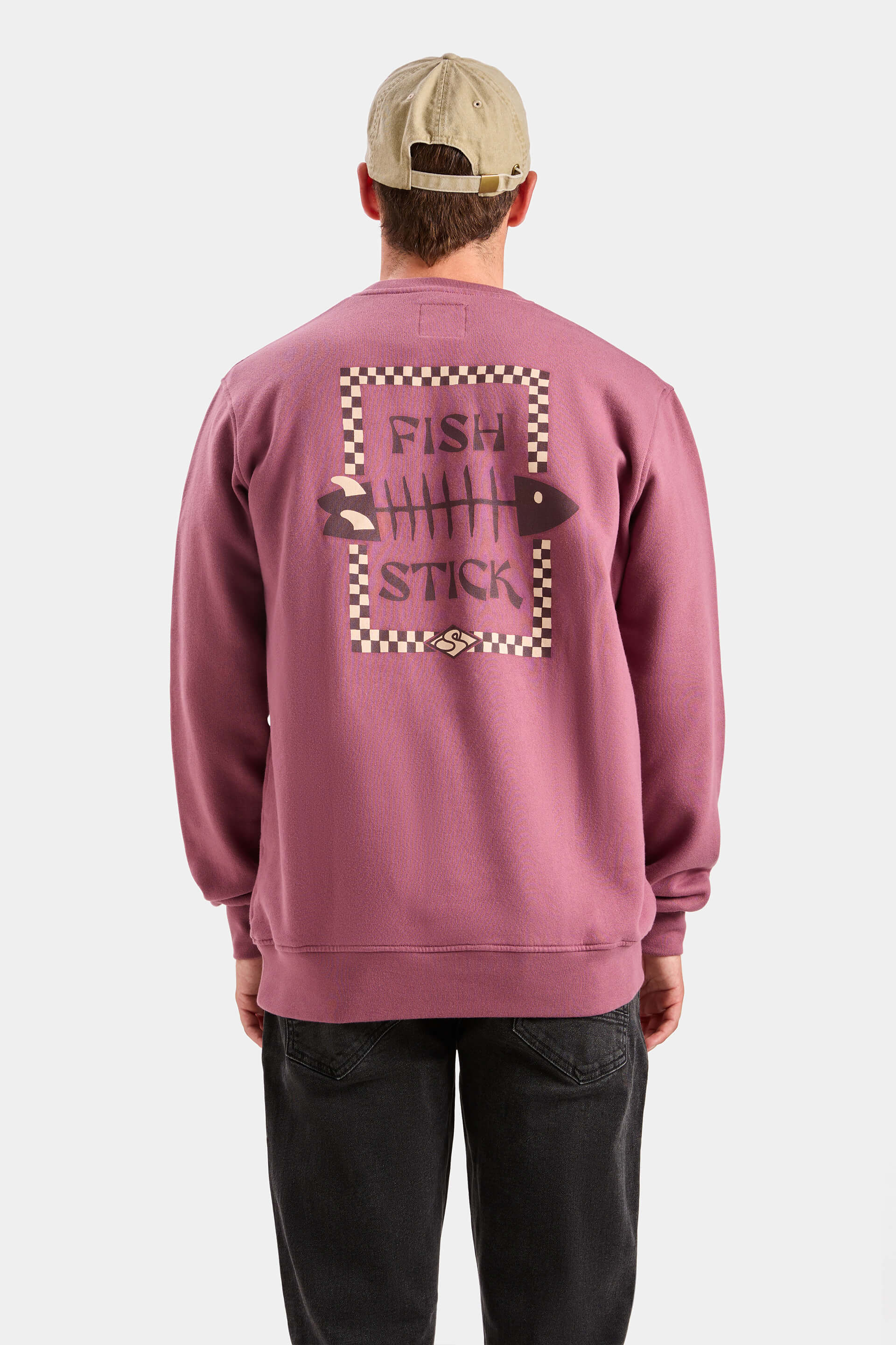 Sudadera Fish Stick - Cabernet