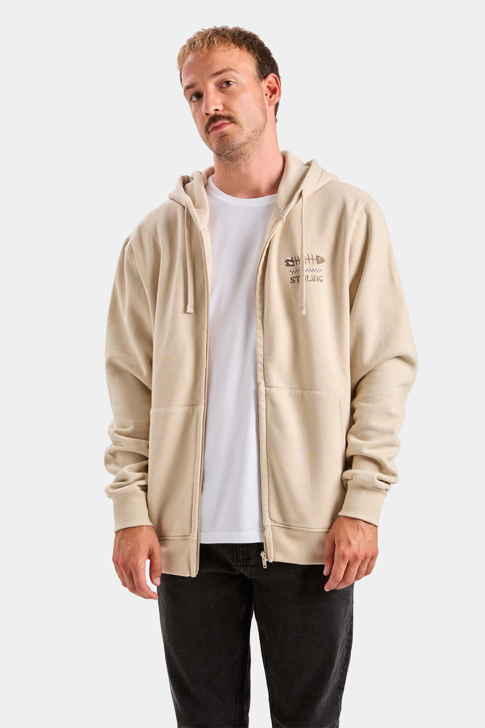 Sudadera Fish Stick - Piedra
