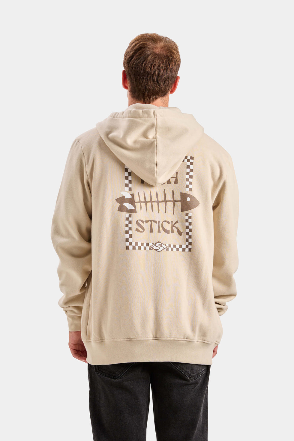 Sudadera Fish Stick - Piedra loading=