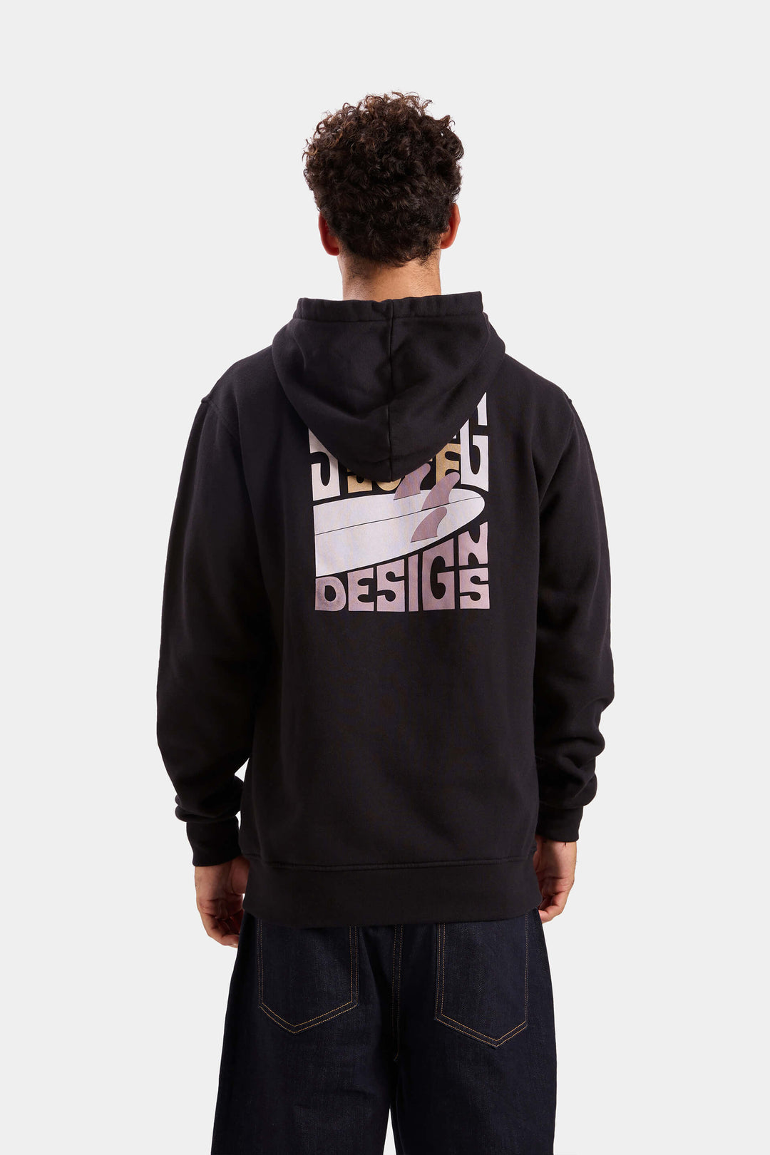 Sudadera Surf Disings - Negra
