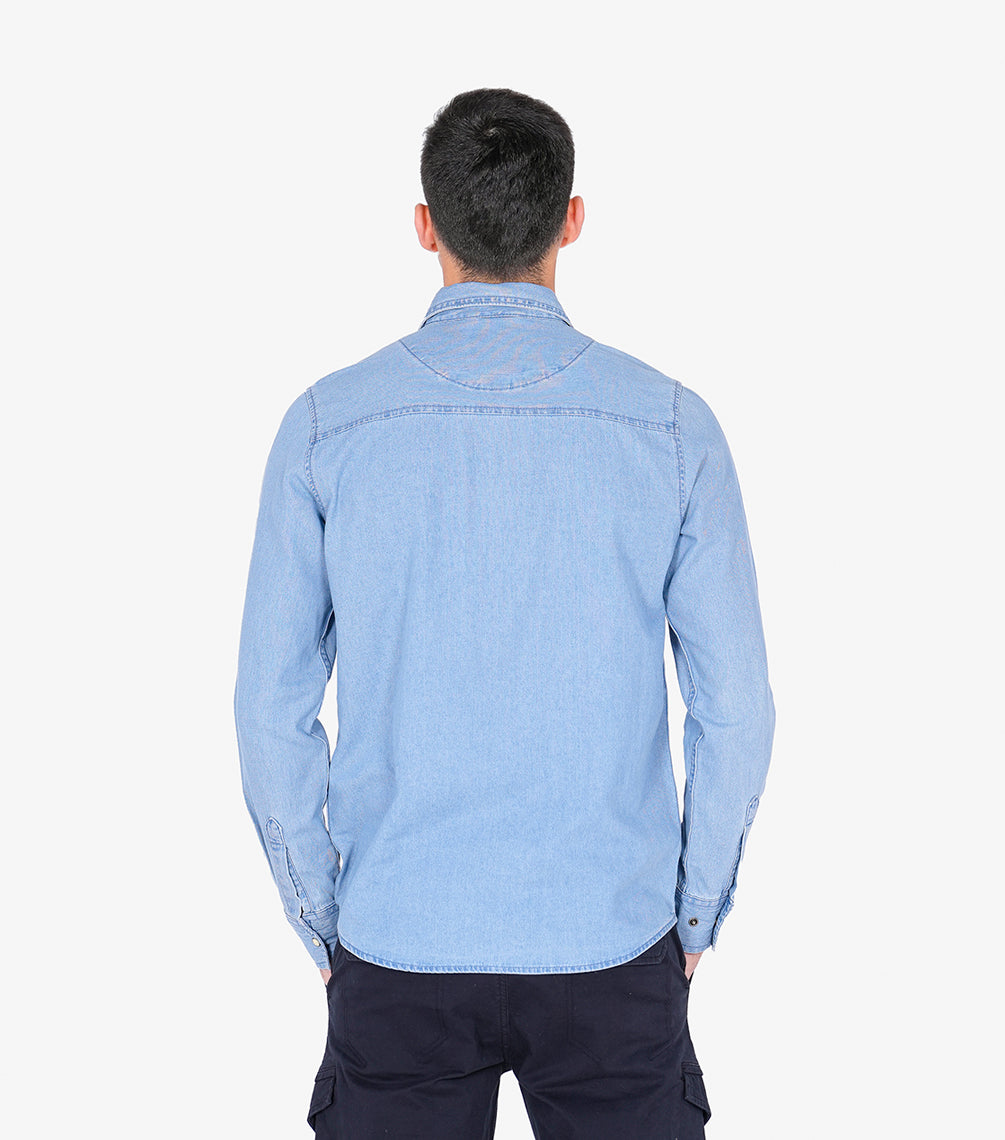 Camisa Ask - space blue