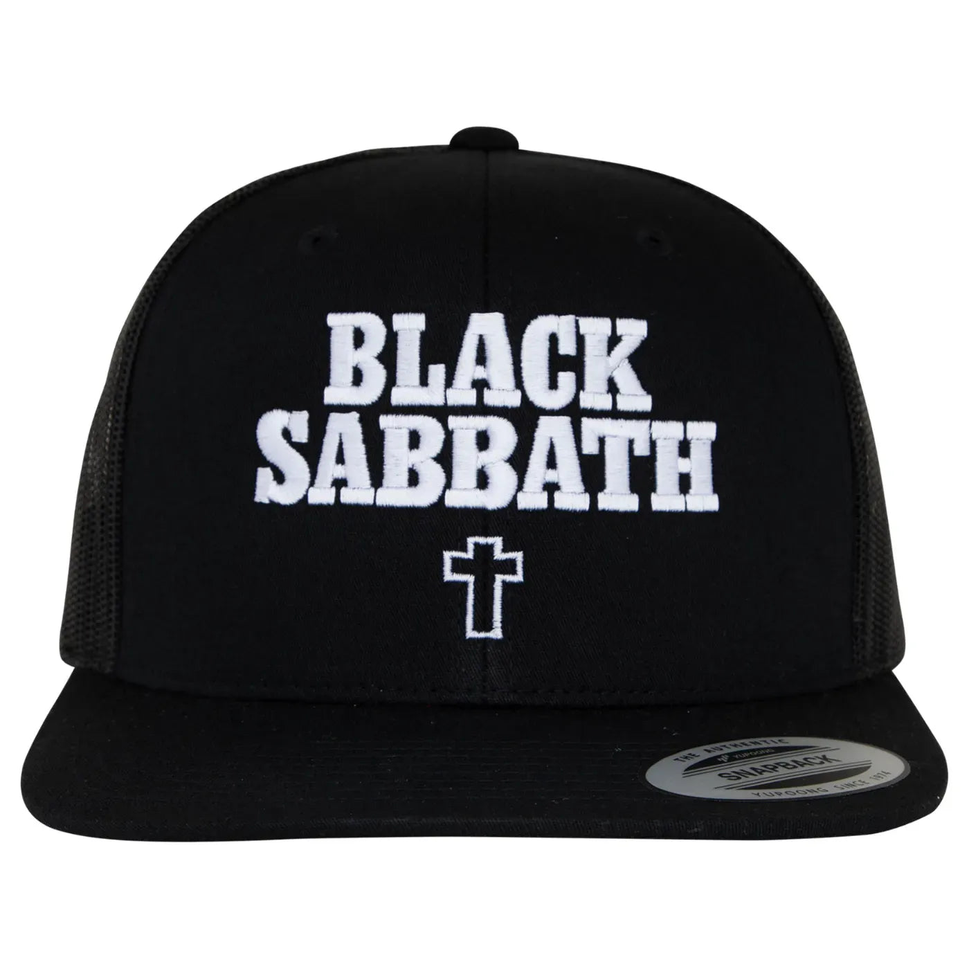 Visera Ojs Black Sabbath SnapBack Structured Hat - black
