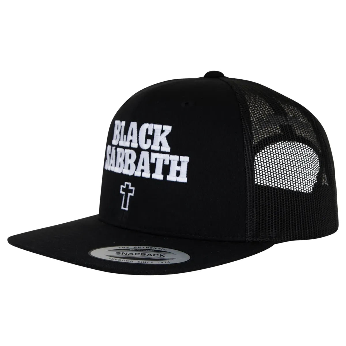 Visera Ojs Black Sabbath SnapBack Structured Hat - black