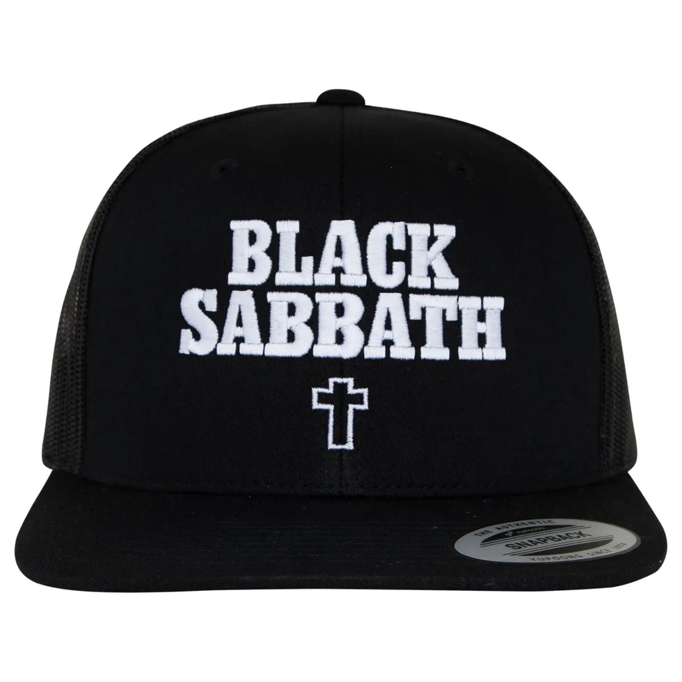 Visera Ojs Black Sabbath SnapBack Structured Hat - black