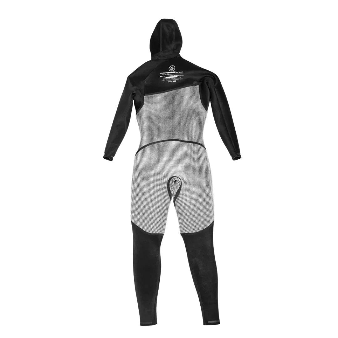 Integral Volcom 5/4/3mm Hood Chestzip Fullsuit - black