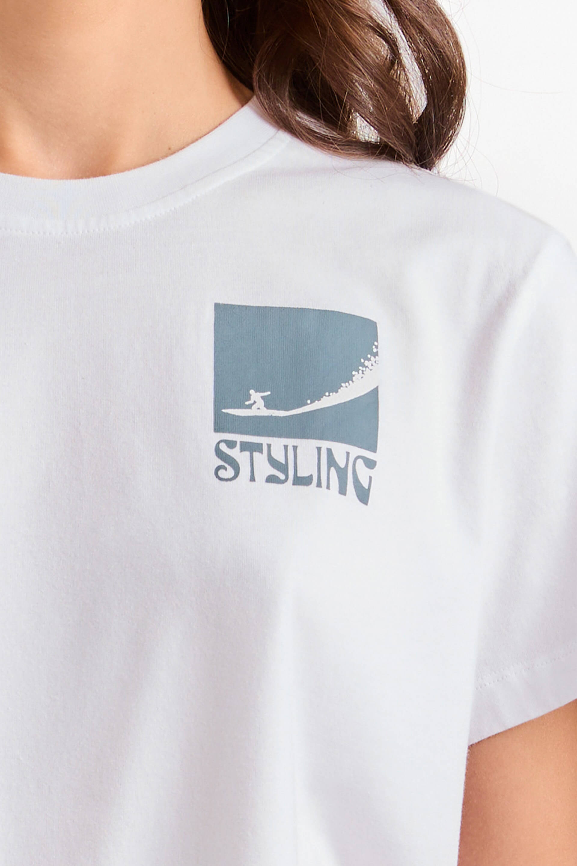 Camiseta Big Wave - Blanco